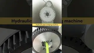 hydraulic pipe crimping machine animation video 🔥🥹#short#animation #trending #pipe
