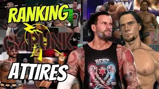 Ranking EVERY CM PUNK ATTIRE IN WWE GAMES!