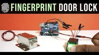 Fingerprint Door Lock system using Arduino👍🔓 | FPM10A fingerprint module