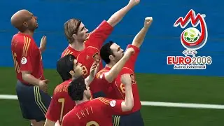 PES 6 Spain vs Italy | Quarter-Finals UEFA Euro Cup Austria-Switzerland 2008