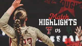 Texas Tech Volleyball v. Baylor: Highlights