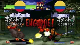 FT5 @samsho4: xXJulSamXx (CO) vs hellhammer (CO) [Samurai Shodown IV Fightcade] Feb 17