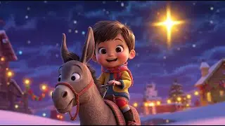 🎶 Mi Burrito Sabanero 🐴 | Canción Infantil de Navidad 🎄 | Música Cristiana para Niños