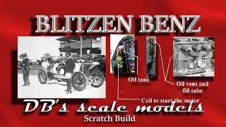 DB's Blitzen Benz, Frame for the cowl, oil pipe-vent for crankcase, oil tank, coil