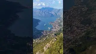 heard of a cable car with a sea view like this? Welcome to the Kotor Cable Car #travelEurope