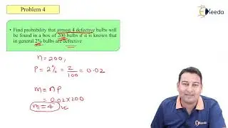 Poisson Distribution Problem 4 - Probability Distribution - Engineering Mathematics - 4