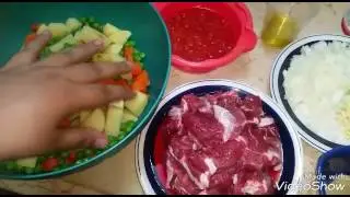 مطبخ وردة يافا وردة يافا طريقة طبيخ الجولش  (يخنة اللحم )