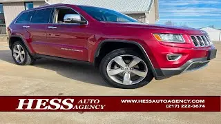 2014 Jeep Grand Cherokee Limited 4WD For Sale Hess Auto Agency