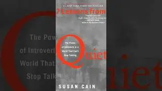 7 Lessons from 'Quiet: The Power of Introverts' | Key Insights & Takeaways #youtubeshorts #books