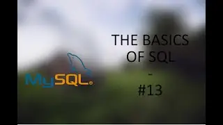 Web Development - #13 The Basics Of SQL