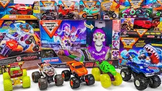 Monster Jam Collection Unboxing Review | Monster Jam Grave Digger Grim Take Down