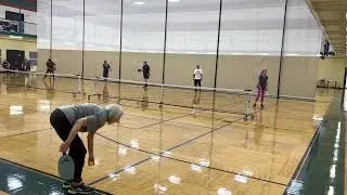 Longview pickleball with Linda/Ben v Derrick/Barbara