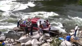 Wrecked jet boat Recovery