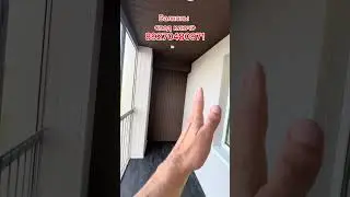 Обшивка и остекление балкона в Замелекесье. Замена решетки на стекло в балконной раме. Покраска.
