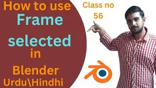 How to use frame selected in blender | Frame selected| Blender tutorials