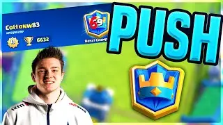 TOP 69 ON LADDER! 6600+ Royal Champion Trophy Push - Clash Royale