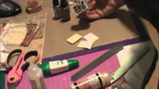 Altered Rummy Tile - Sept 2012 - Part 2 - Video Tutorial