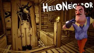 Bendy Chapter 1 in Hello Neighbor | Mod Kit Gameplay