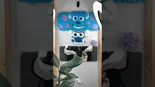 Monster Keyboard Rug 😱 in 9 sec⌛#keyboardrug #rugs #gamingsetup #desktop #keyboard #gift #fyp