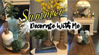 Summer Decorate With Me 2020 | Summer Living Room Makeover