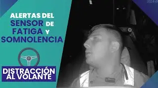 ALERTAS DEL SENSOR DE FATIGA Y SOMNOLENCIA    -  Distracción     PESV