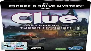 Clue Board Game Treachery at Tudor Mansion Escape Room Game Cooperative Family