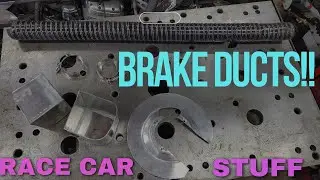 Making CUSTOM brake ducts for my Honda Civic. Real race car stuff!