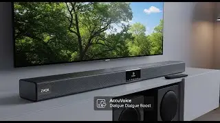 ZVOX SB500 Soundbar Review | Built-In Subwoofer & AccuVoice Dialogue Boost 🔊🔥
