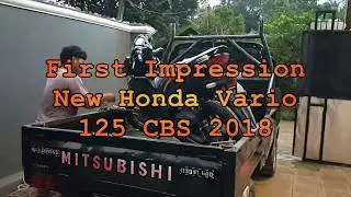 NEW HONDA VARIO 125 CBS 2018 ADVANCED BLACK FIRST IMPRESSION