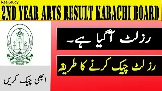 2nd year result 2021 karachi board arts group|Arts Result Karachi Board