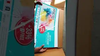 🔥Unboxing BRUSTRO watercolor paper | A3 size | #shorts #drawing