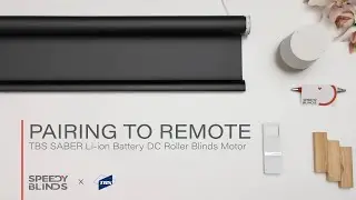 TBS Battery Roller &ndash; Pairing to Remote Control | TBS SABER Li-ion Battery DC Roller Blinds Motor