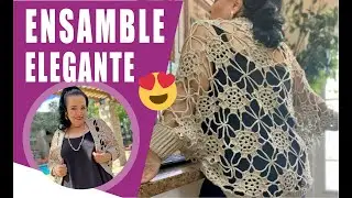 CÓMO TEJER UN ENSAMBLE ELEGANTE EN GANCHO O CROCHET PARA TALLA GRANDE 🙈​🙈 ​Yo Tejo con LAURA CEPEDA