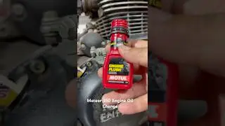 Royalenfield Meteor 350 Engine Oil Change #mechanic #royalenfield #meteor350 #shorts #motul #video