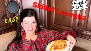 Skillet Lasagna Marci’s Farmhouse Kitchen 