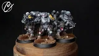 Full showcase - Space Wolf Kill Team.