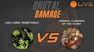 Brutal Damage Weekly Warmahordes - Venethrax1 vs Kromac2
