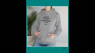 Eternal Souls Gothic Hoodie, Woven With Shadows Quote Sweatshirt