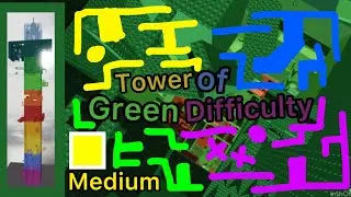 Tower of Green Difficulty (ToGD) ALL JUMPS (Cuts) MEDIUM