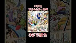 本日9月7日生まれのワンピキャラと好物は？3分でご紹介！#ワンピース#ONEPIECE#フルボディ誕生祭2025#モッツェルおじさん誕生祭2025