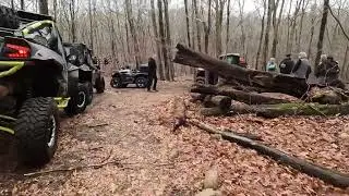 New Years Day 2025 North East SXS RIde Mud Rain Rock Climb New Jersey Trail Ride