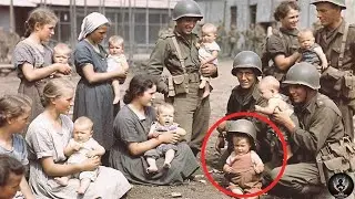 Why German POW Mothers Went Completely Silent Watching U.S. Soldiers Play With Their Babies &ndash; Shocki