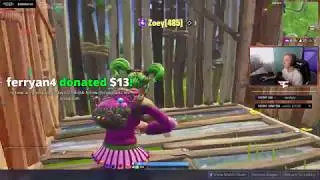 Tfue Gets Killed By Hacker in 500k Fortnite Tournament (stream highlights)