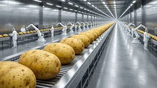 Inside The Snack Factory: From Potatoes To Crispy Fries | The Complete Production Process