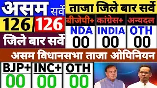 Assam assembly election 2026  Opinion Poll NDA, INC  breaking news Assam Exit Poll 2026
