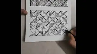 Zentangle Pattern #2 | #zentangle #art #shorts  @ArtCraftBlissAR