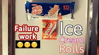 Boost Ice Cream Rolls | Failure work | How to make Ice Cream Rolls in Tamil