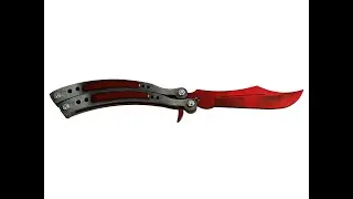 BUTTERFLY KNIFE / DOPPLER RUBY (Нож-бабочка / волны рубин)