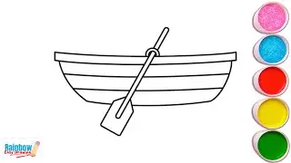 How to Draw a Boat | Easy Boat Drawing Step by Step