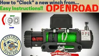 How to clock a winch from Openroad 4x4